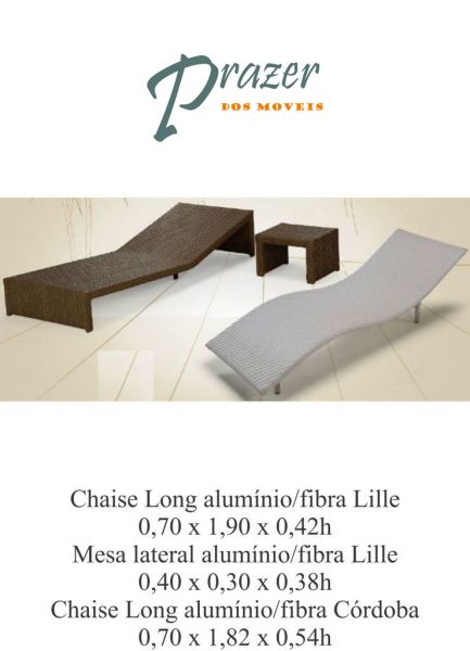 CHAISE LONG,MESA LATERAL LILLE E SHAISE CORDOBA